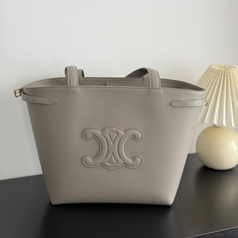 CELINE SMALL CABAS ANAÏS CUIR TRIOMPHE in Grained calfskin - Image 2