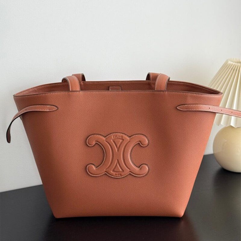 CELINE SMALL CABAS ANAÏS CUIR TRIOMPHE in Grained calfskin - Image 2