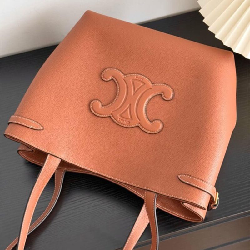 CELINE SMALL CABAS ANAÏS CUIR TRIOMPHE in Grained calfskin - Image 4