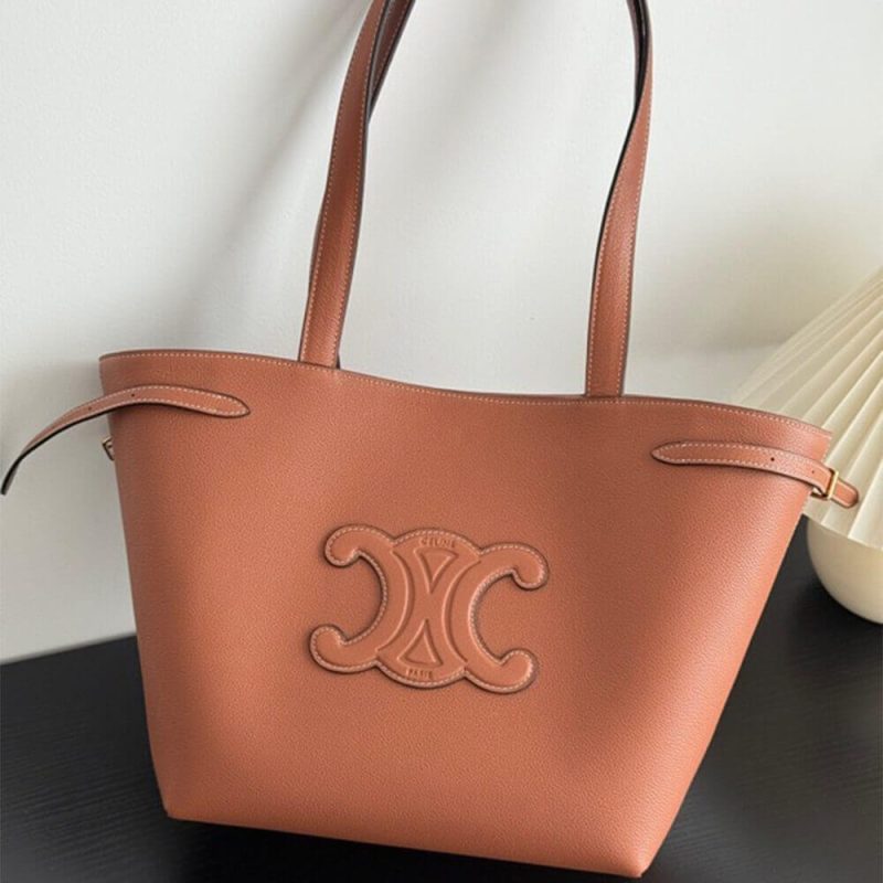 CELINE SMALL CABAS ANAÏS CUIR TRIOMPHE in Grained calfskin - Image 7