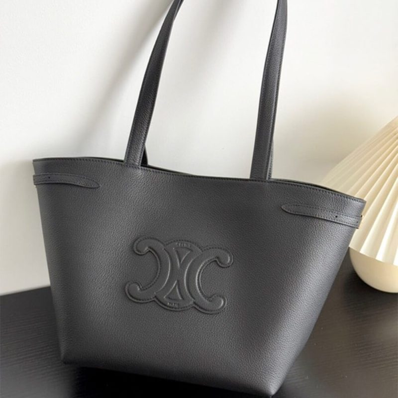 CELINE SMALL CABAS ANAÏS CUIR TRIOMPHE in Grained calfskin - Image 7