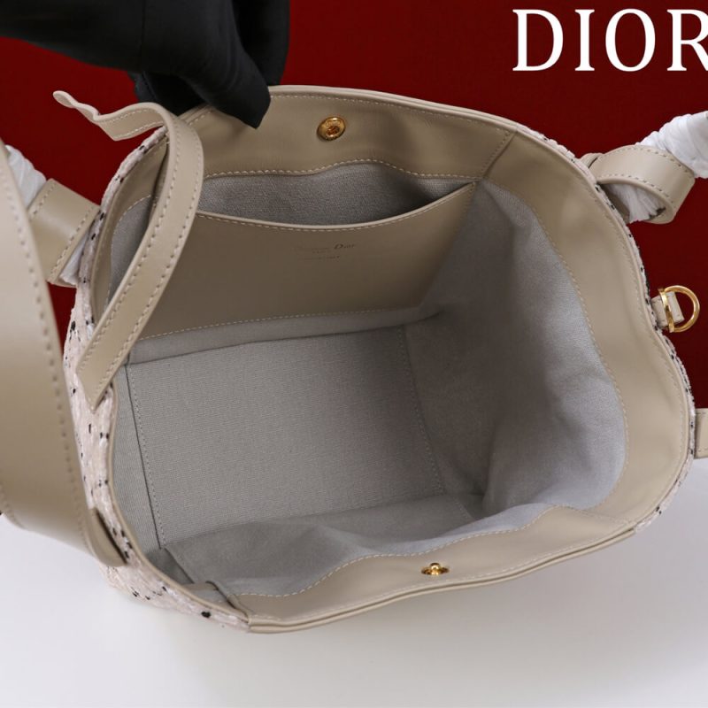 Dior Medium Signature Bucket Bag - Image 8