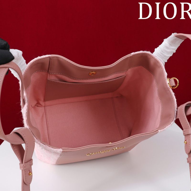 Dior Medium Signature Bucket Bag - Image 8