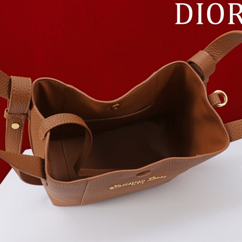 Dior Medium Signature Bucket Bag - Image 8