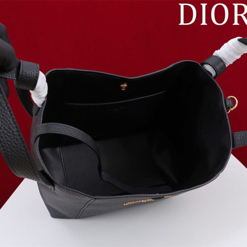 Dior Medium Signature Bucket Bag - Image 8