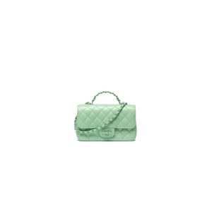 CHANEL Mini Flap Bag with Top Handle(high-end grade)