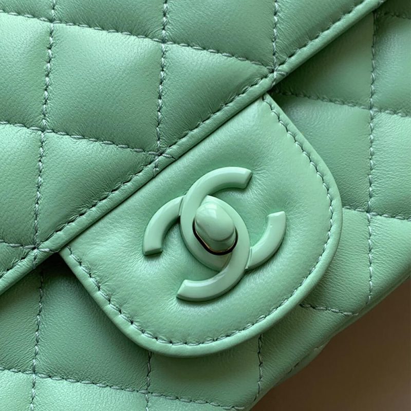 CHANEL Mini Flap Bag with Top Handle(high-end grade) - Image 6