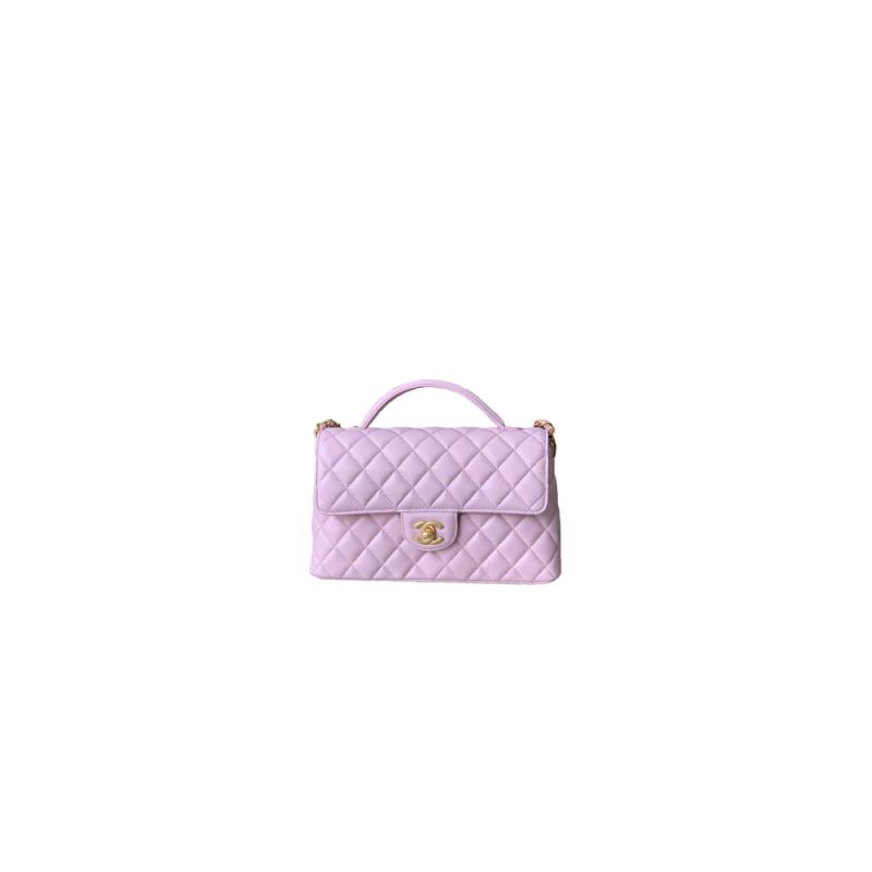CHANEL large Flap Bag With Top Handle(high-end grade)