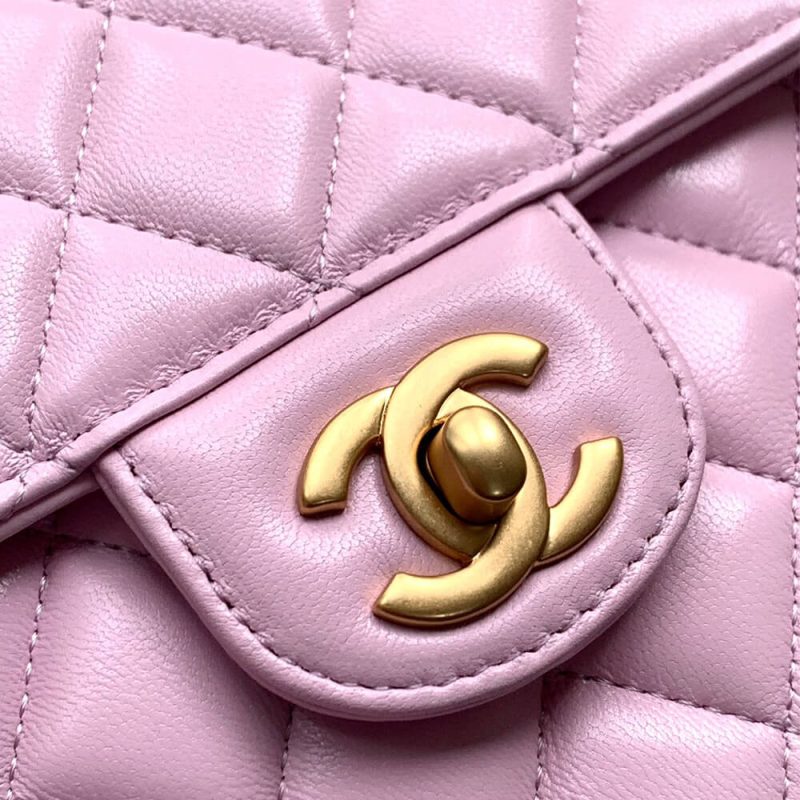 CHANEL large Flap Bag With Top Handle(high-end grade) - Image 6