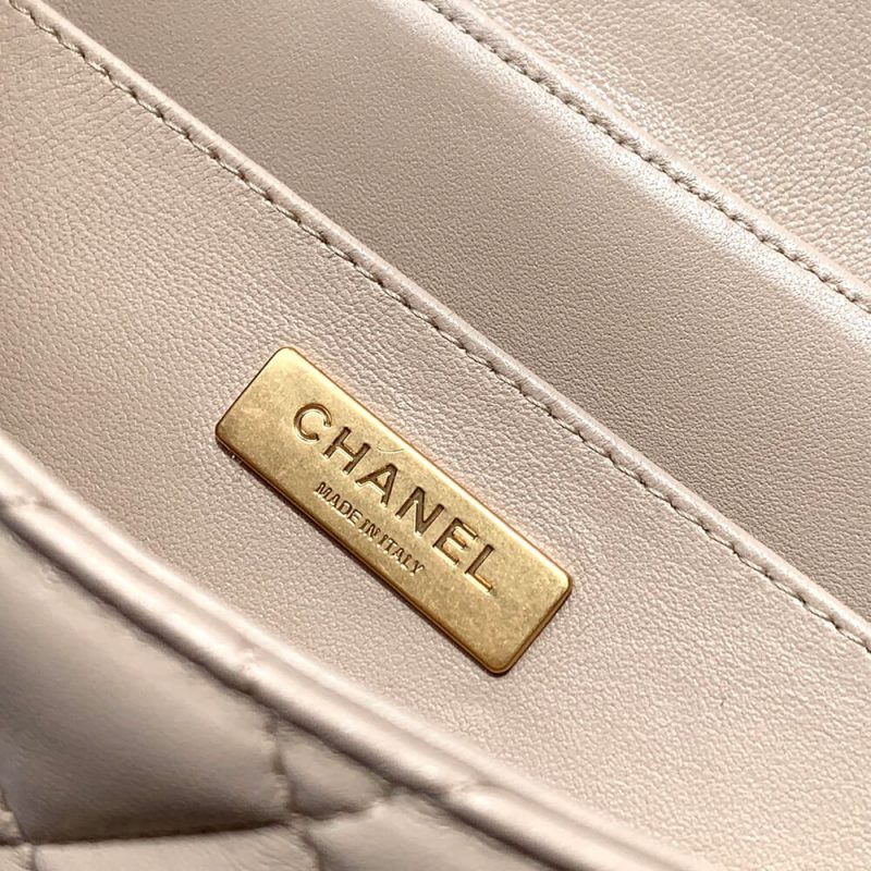 CHANEL large Flap Bag With Top Handle(high-end grade) - Image 7