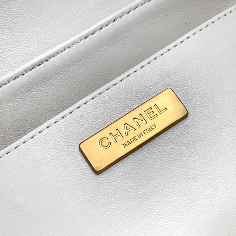 CHANEL large Flap Bag With Top Handle(high-end grade) - Image 7