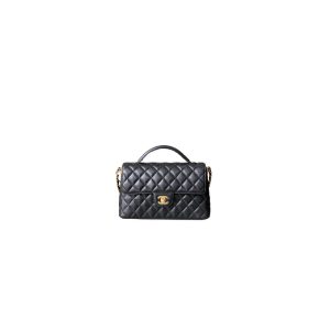 CHANEL large Flap Bag With Top Handle(high-end grade)