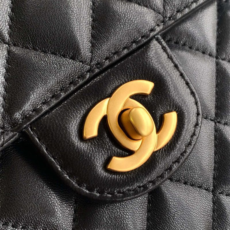 CHANEL large Flap Bag With Top Handle(high-end grade) - Image 6