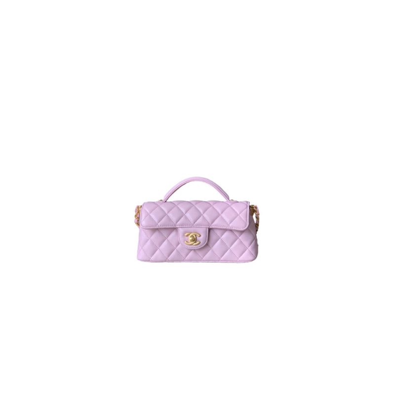CHANEL Mini Flap Bag with Top Handle(high-end grade)