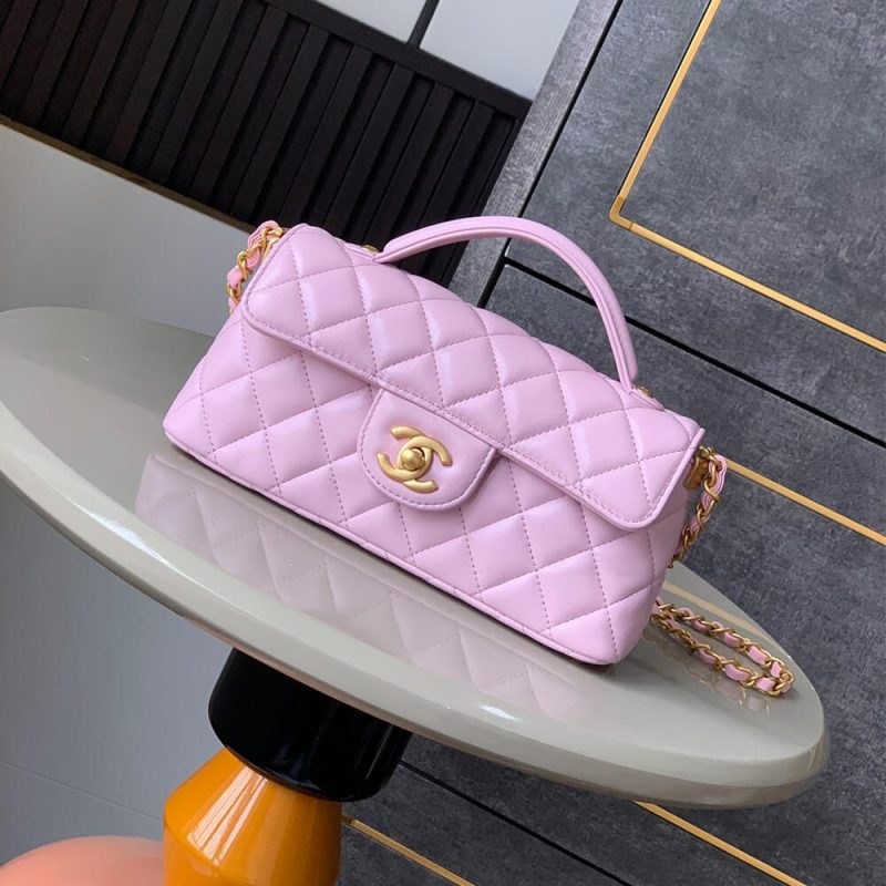 CHANEL Mini Flap Bag with Top Handle(high-end grade) - Image 2