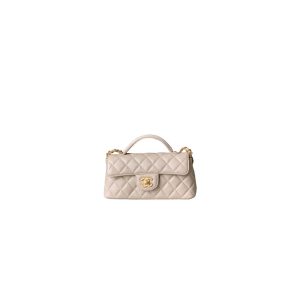 CHANEL Mini Flap Bag with Top Handle(high-end grade)
