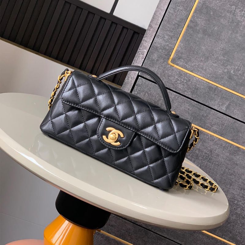 CHANEL Mini Flap Bag with Top Handle(high-end grade) - Image 2