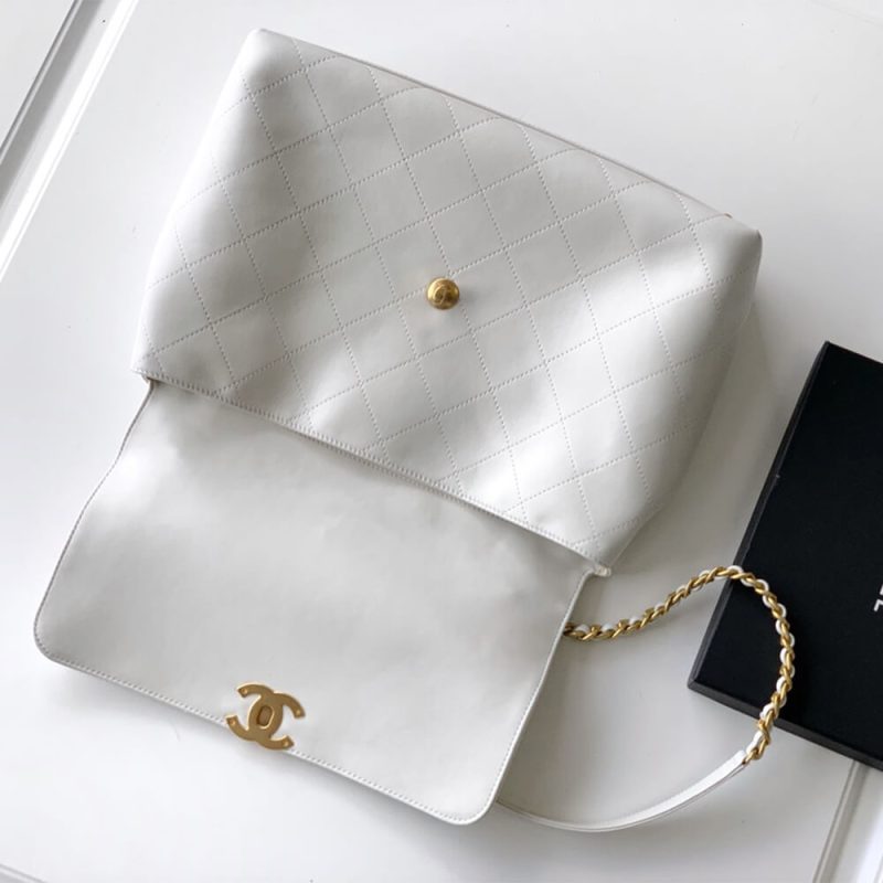 Chanel Maxi Flap Bag With Top Handle(high-end grade) - Image 6