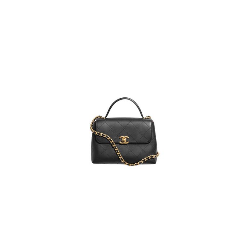 Chanel Large Flap Bag With Top Handle(high-end grade)