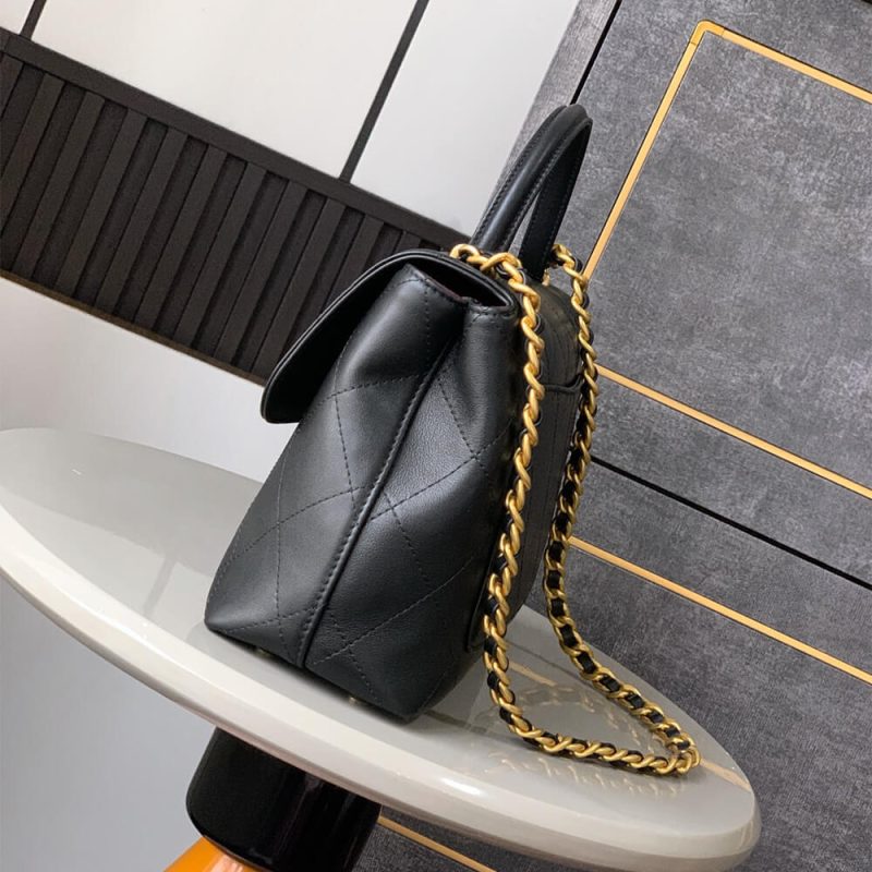 Chanel Large Flap Bag With Top Handle(high-end grade) - Image 3