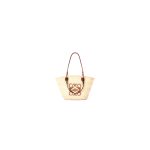 LOEWE Medium Anagram Basket in Palm and Calfskin(HIGH-END GRADE)
