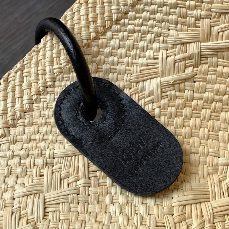 LOEWE Medium Anagram Basket in Palm and Calfskin(HIGH-END GRADE) - Image 7