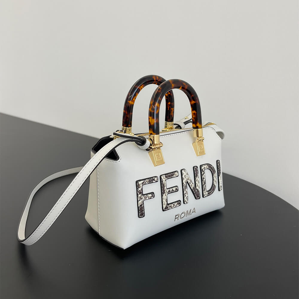 Fendi By The Way Mini Fabric Brown(high-end grade) 3 Fendi By The Way Mini Fabric Brown(high-end grade) - Image 3