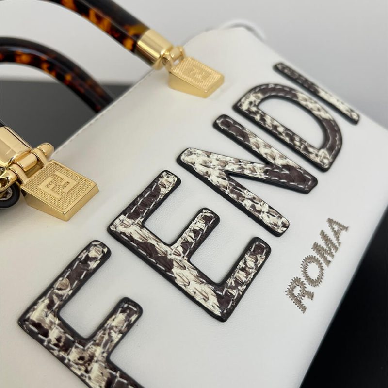 Fendi By The Way Mini Fabric Brown(high-end grade) - Image 7