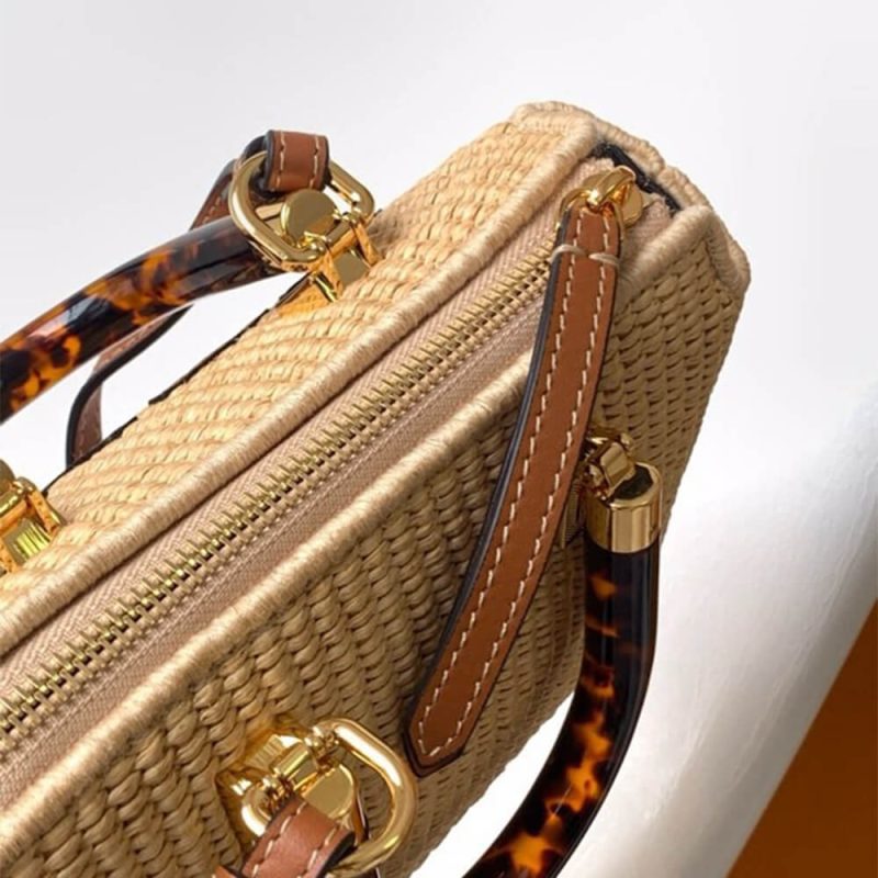 Fendi By The Way Mini Fabric Brown - Image 6