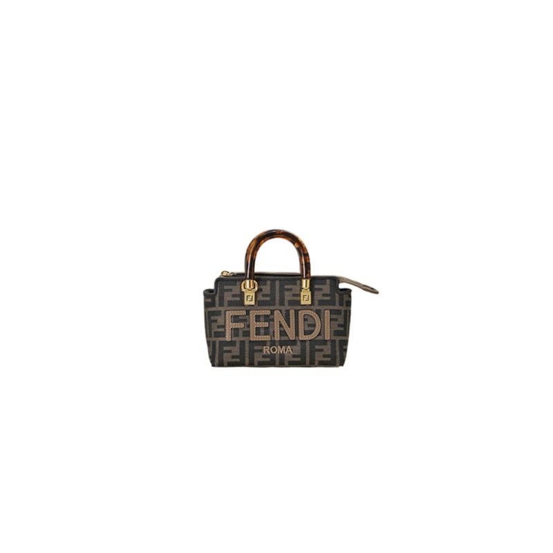 Fendi By The Way Mini Fabric Brown