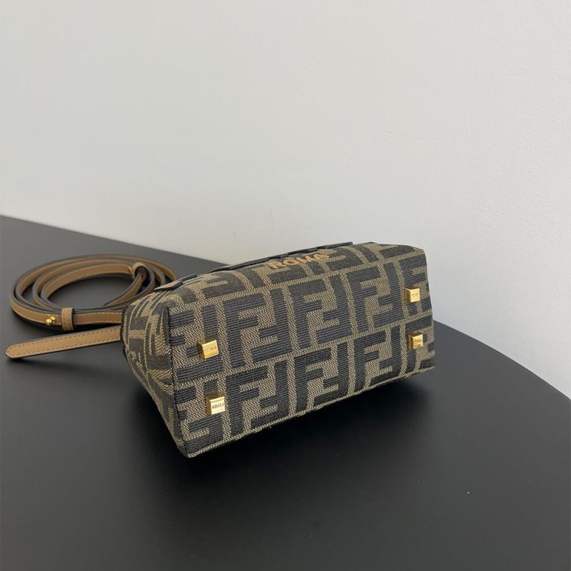 Fendi By The Way Mini Fabric Brown - Image 5