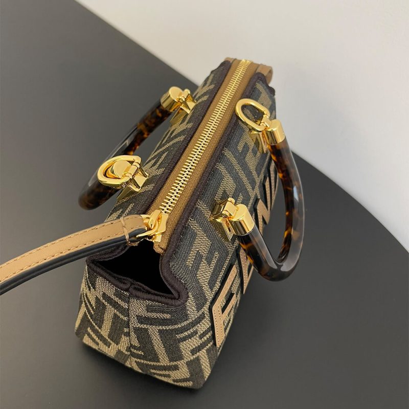 Fendi By The Way Mini Fabric Brown - Image 6