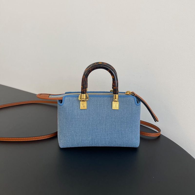 Fendi By The Way Mini Fabric Brown - Image 4