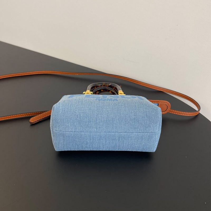 Fendi By The Way Mini Fabric Brown - Image 5