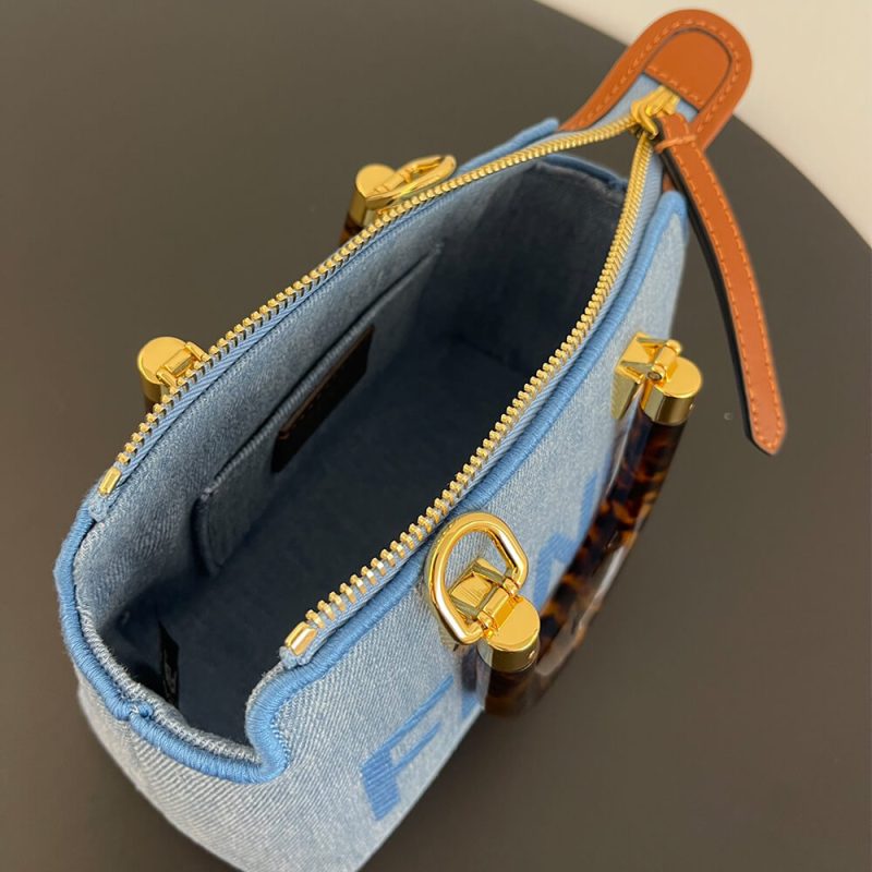 Fendi By The Way Mini Fabric Brown - Image 8