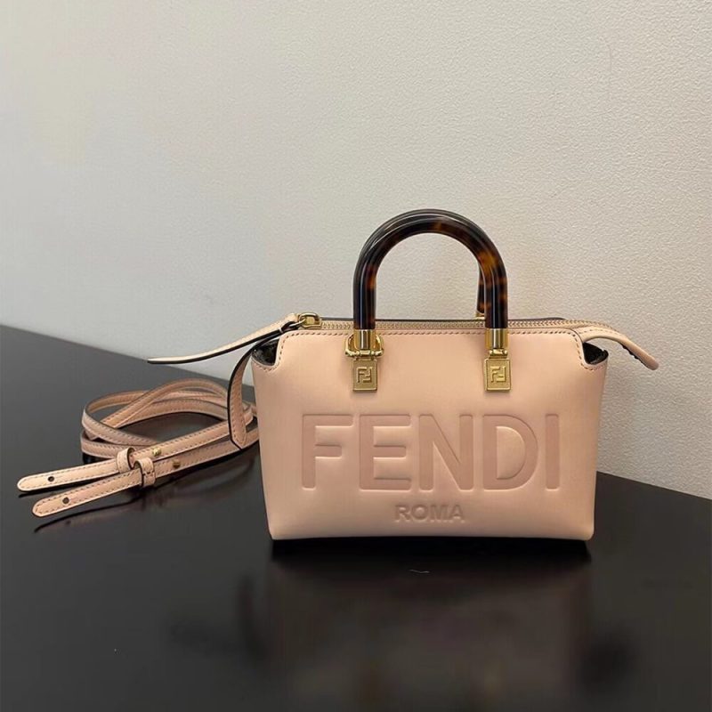 Fendi By The Way Mini Fabric Brown - Image 2