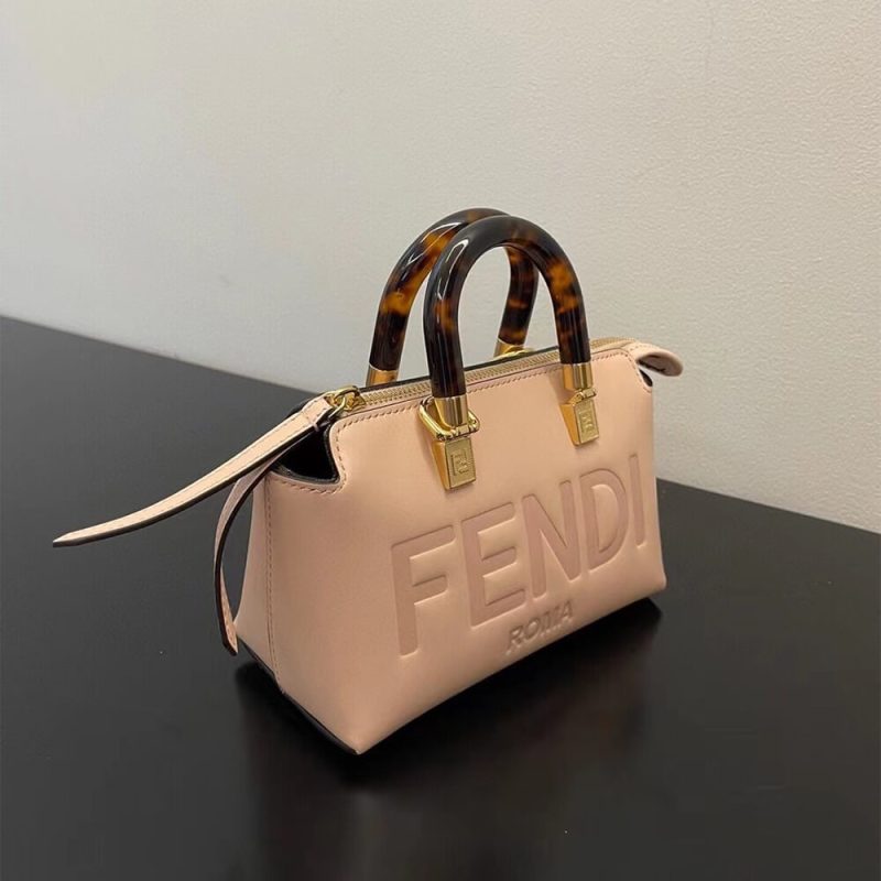 Fendi By The Way Mini Fabric Brown - Image 3