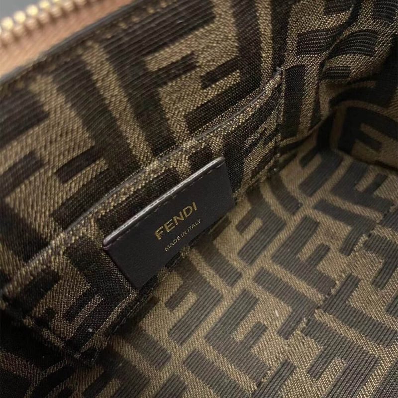 Fendi By The Way Mini Fabric Brown - Image 7