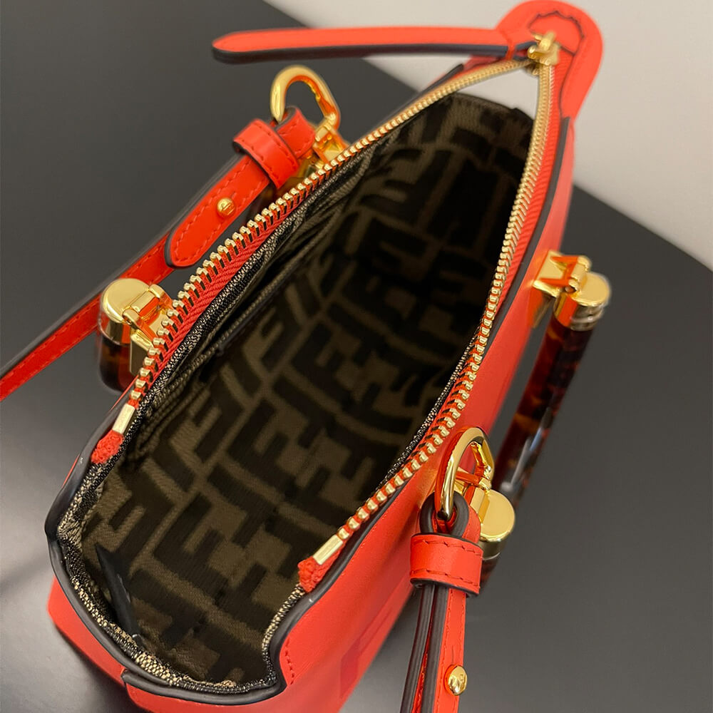 Fendi By The Way Mini Fabric Brown 8 Fendi By The Way Mini Fabric Brown - Image 8