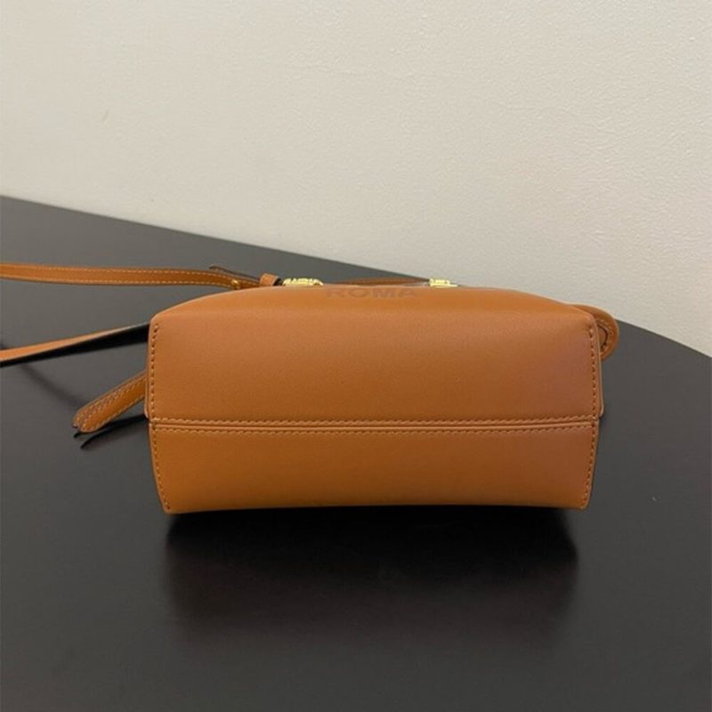 Fendi By The Way Mini Fabric Brown - Image 5