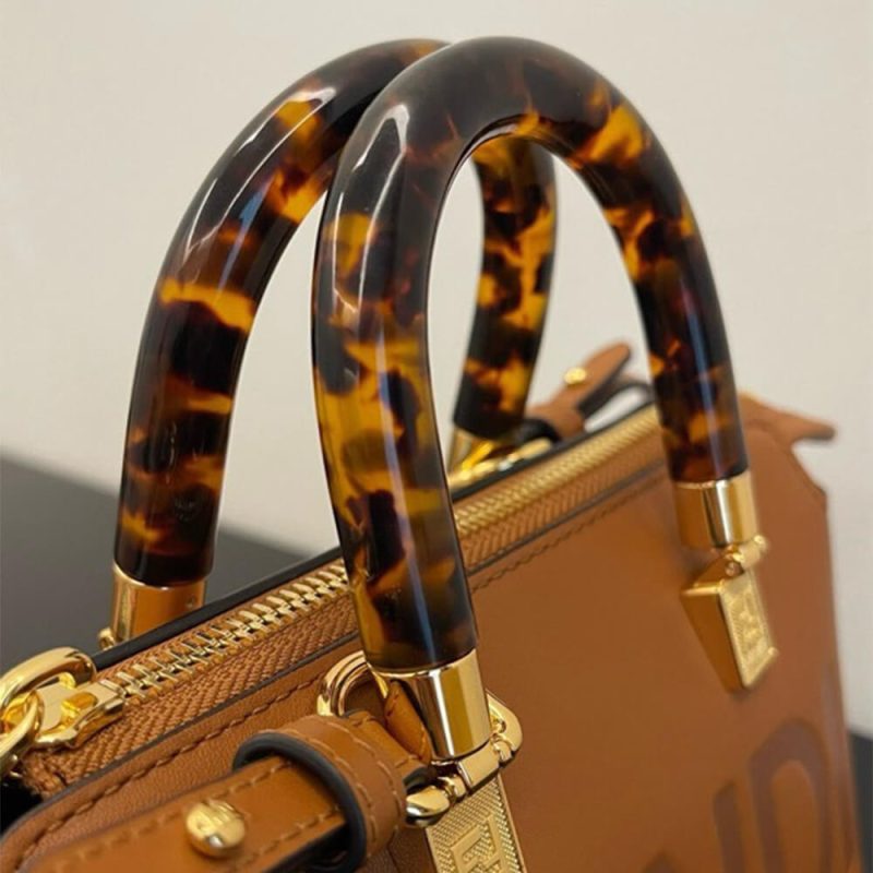 Fendi By The Way Mini Fabric Brown - Image 7