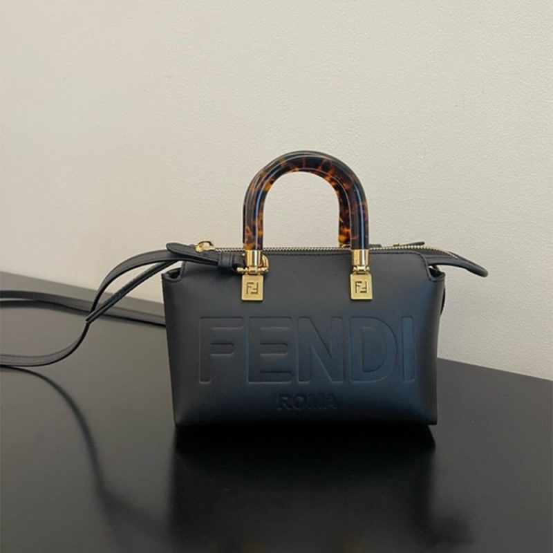 Fendi By The Way Mini Fabric Brown - Image 2