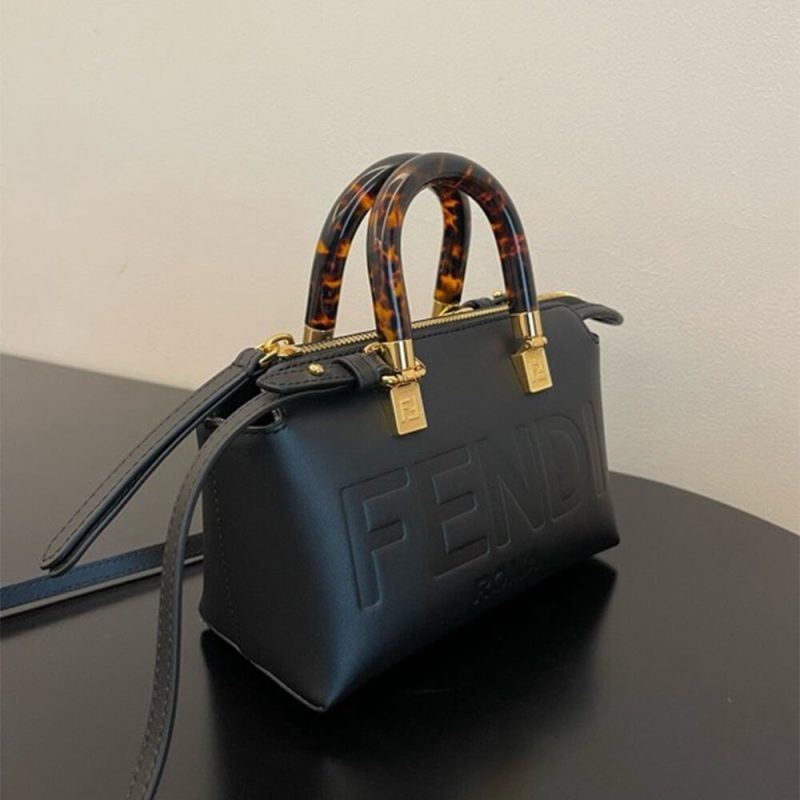 Fendi By The Way Mini Fabric Brown - Image 3