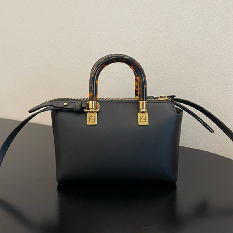 Fendi By The Way Mini Fabric Brown - Image 4