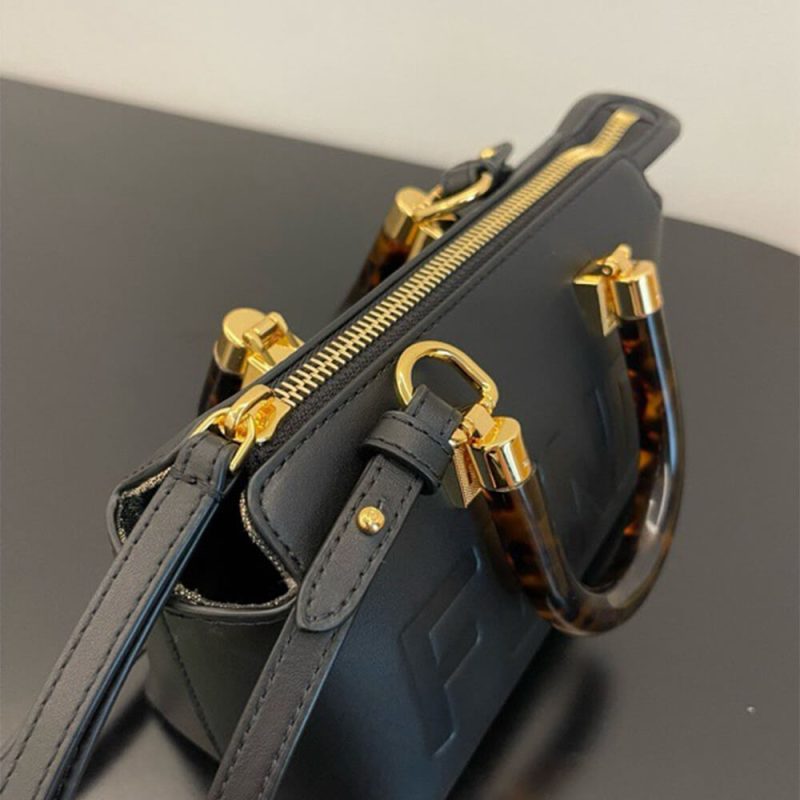 Fendi By The Way Mini Fabric Brown - Image 6