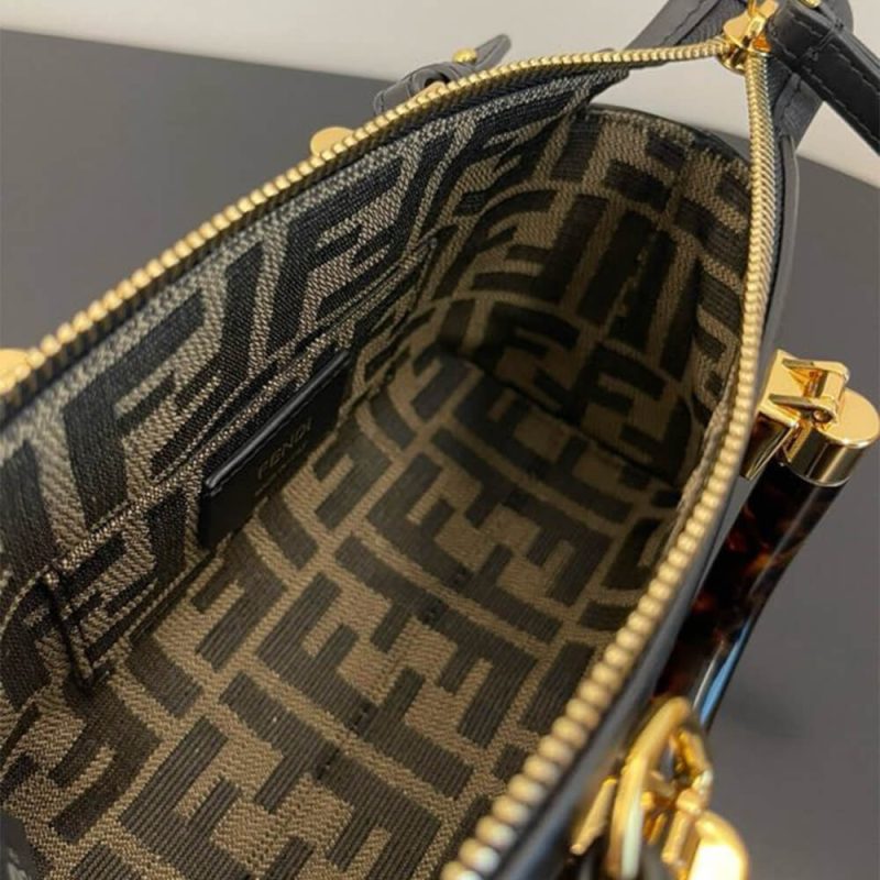 Fendi By The Way Mini Fabric Brown - Image 8