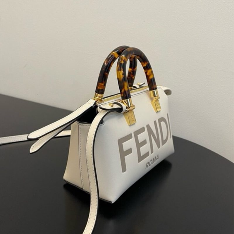 Fendi By The Way Mini Fabric Brown - Image 3