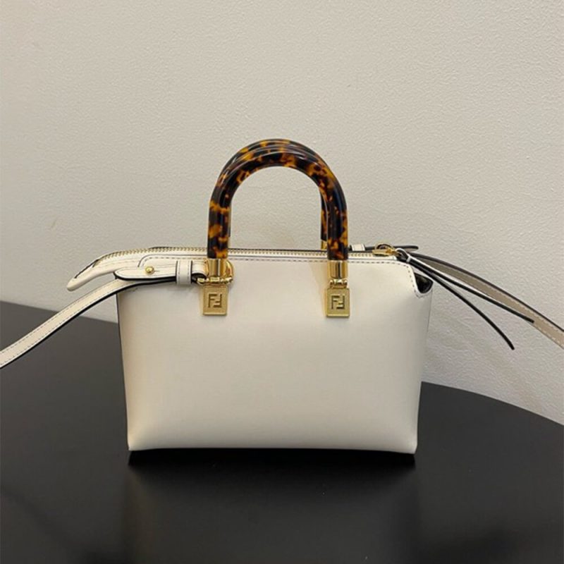 Fendi By The Way Mini Fabric Brown - Image 4