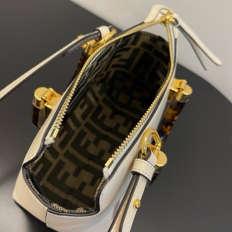 Fendi By The Way Mini Fabric Brown - Image 8