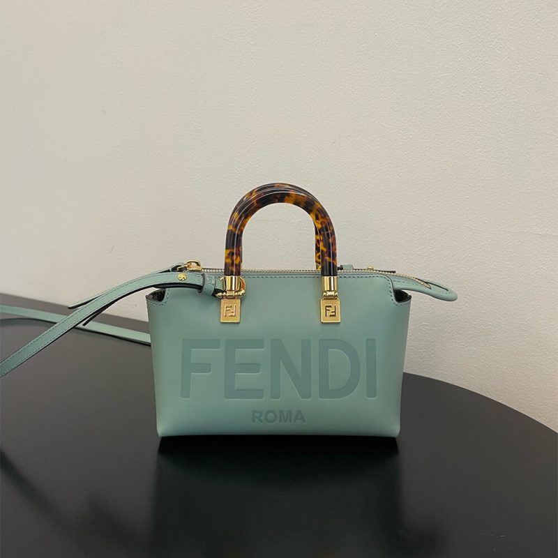 Fendi By The Way Mini Fabric Brown - Image 2